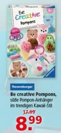 Multi Markt Ravensburger Be creative Pompons Angebot