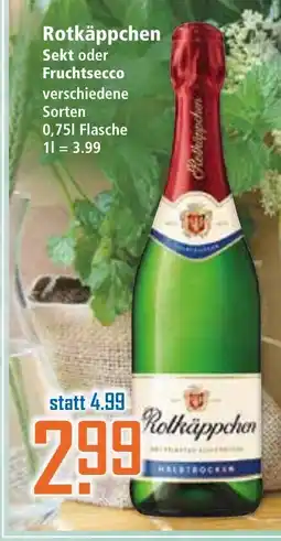 Klaas und Kock Rotkäppchen Sekt oder Fruchtsecco Angebot