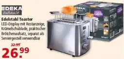 Multi Markt EDEKA Edelstahl Toaster Angebot