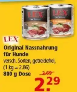 Multi Markt LEX Original Nassnahrung für Hunde Angebot