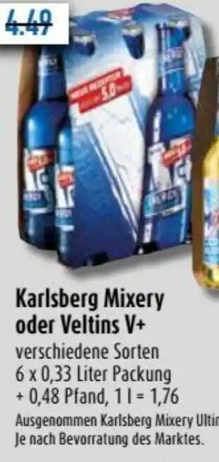 diska Veltins V+ 6x0.33L Angebot