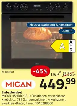 ROLLER Mican Einbauherdset Angebot