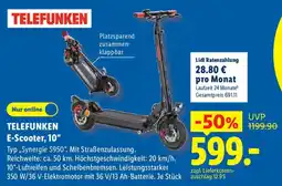 Lidl TELEFUNKEN E-Scooter, 10" Angebot