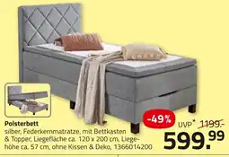 ROLLER Polsterbett silber Angebot