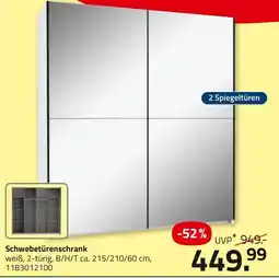 ROLLER Schwebetürenschrank Angebot