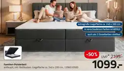 ROLLER Familien-Polsterbett anthrazit Angebot