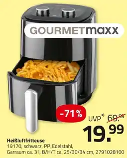 ROLLER GOURMETmaxx Heißluftfritteuse Angebot