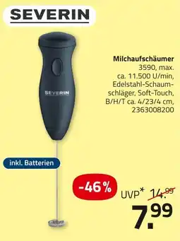 ROLLER SEVERIN Milchaufschäumer Angebot