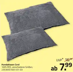 ROLLER Hundekissen Cord Angebot