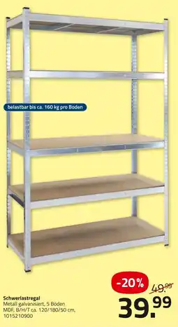 ROLLER Schwerlastregal Angebot