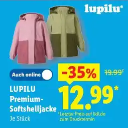 Lidl LUPILU Premium-Softshelljacke Angebot