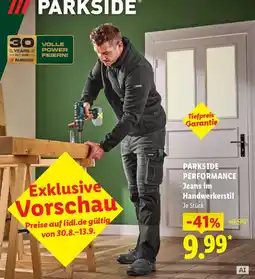 Lidl PARKSIDE PERFORMANCE Jeans im Handwerkerstil Angebot