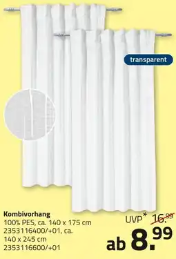 ROLLER Kombivorhang Angebot