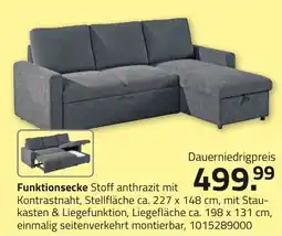 ROLLER Funktionsecke Stoff anthrazit Angebot