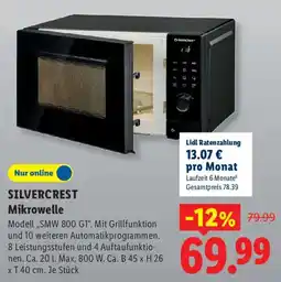 Lidl SILVERCREST Mikrowelle Angebot