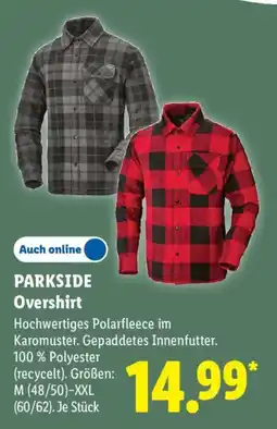 Lidl PARKSIDE Overshirt Angebot