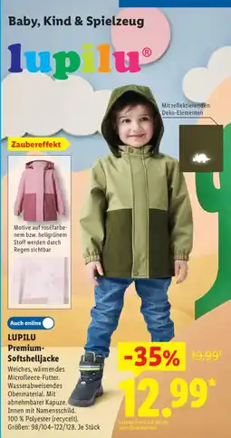 Lidl LUPILU Premium-Softshelljacke Angebot