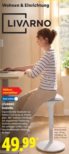 Lidl LIVARNO Stehhilfe Angebot