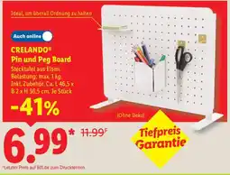 Lidl CRELANDO Pin und Peg Board Angebot