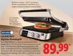 Lidl SILVERCREST Digitaler Kontaktgrill Angebot