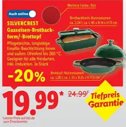 Lidl SILVERCREST Gusseisen-Brotbackform/-Brottopf Angebot