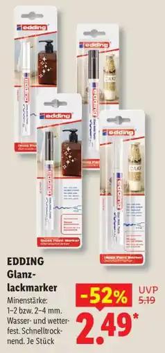 Lidl EDDING Glanzlackmarker Angebot