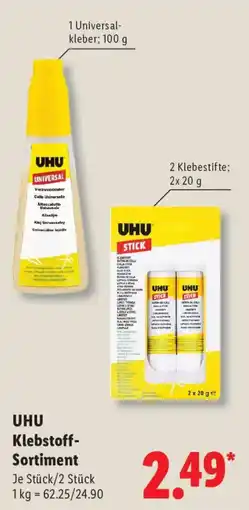 Lidl UHU Klebstoff-Sortiment Angebot
