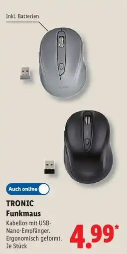 Lidl TRONIC Funkmaus Angebot