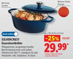 Lidl SILVERCREST Gusseisenbräter Angebot