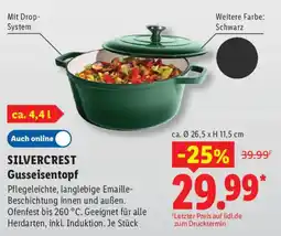 Lidl SILVERCREST Gusseisentopf Angebot