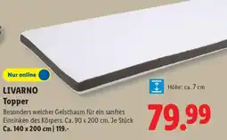 Lidl LIVARNO Topper Angebot