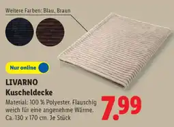 Lidl LIVARNO Kuscheldecke Angebot