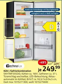 ROLLER Technolux Kühl-/Gefrierkombination Angebot
