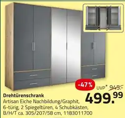 ROLLER Drehtürenschrank Artisan Angebot