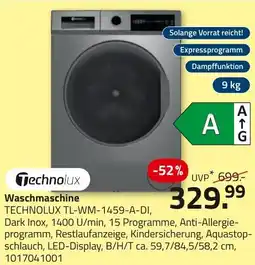 ROLLER Waschmaschine TECHNOLOX TL-WM-1459-A-DI Angebot