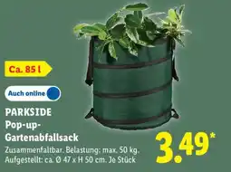 Lidl PARKSIDE Pop-up-Gartenabfallsack Angebot