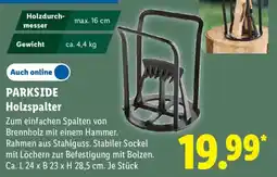 Lidl PARKSIDE Holzspalter Angebot
