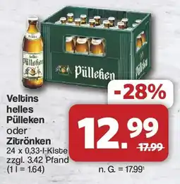 Famila Nord West Veltins helles Pülleken oder Zitrönken Angebot