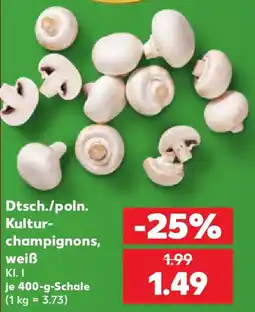 Kaufland Dtsch./poln. Kultur-champignons, weiß Angebot