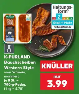 Kaufland K-PURLAND Bauchscheiben Western Style Angebot