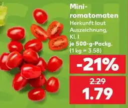 Kaufland Mini-romatomaten Angebot