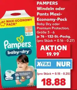 Kaufland PAMPERS Windeln oder Pants Maxi-Economy-Pack Angebot