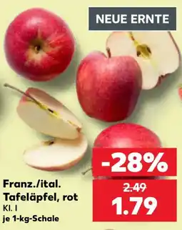 Kaufland Franz./ital. Tafeläpfel, rot Angebot