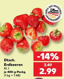 Kaufland Dtsch. Erdbeeren Angebot