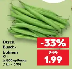Kaufland Dtsch. Buschbohnen Angebot