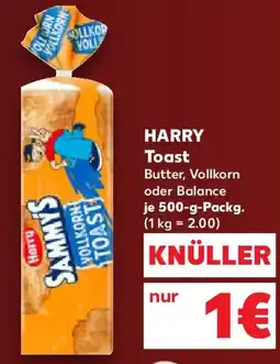 Kaufland HARRY Toast Angebot