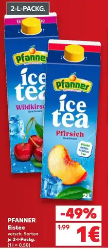 Kaufland Pfanner Eistee Angebot