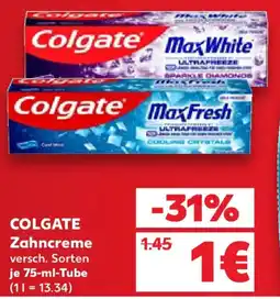 Kaufland Colgate Zahncreme Angebot