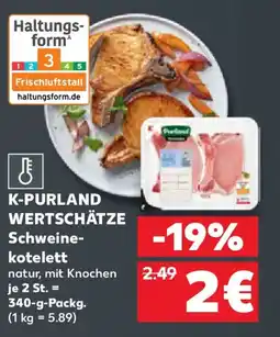Kaufland K-PURLAND WERTSCHÄTZTE Schweinekotelett Angebot