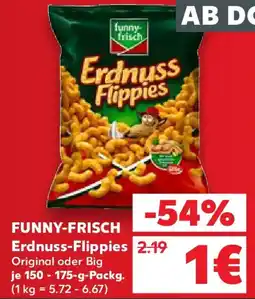 Kaufland FUNNY-FRISCH Erdnuss-Flippies Angebot